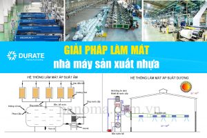 Giải pháp làm mát nhà máy sản xuất nhựa