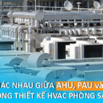 Sự khác nhau giữa AHU, PAU và MAU trong thiết kế HVAC phòng sạch